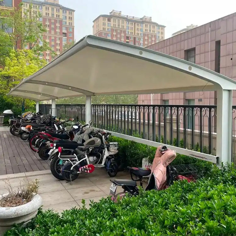 揭阳膜结构电动车棚